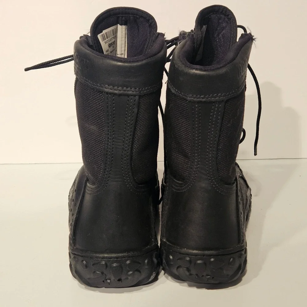 Rocky S2V Special Ops Tactical Boots 6 Black Leather Vibram 102 Military Duty